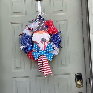 4th if July Gnome wreath